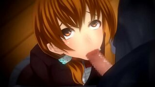 Rintava hentai söpöläinen imeä munaa ja saada munaa kunnolla tiukka pillua